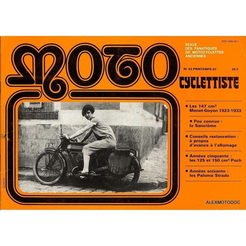 Motocyclettiste n° 43